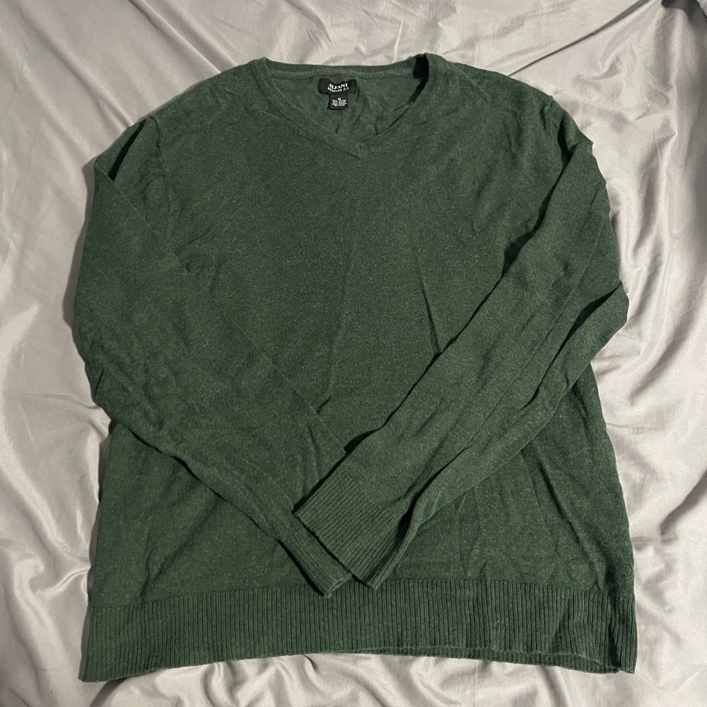 Alfani Regular Fit V Neck Sweater